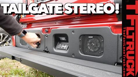 PACK YOUR VEHICLE STRATEGICALLY. . Gmc tailgate speaker kit